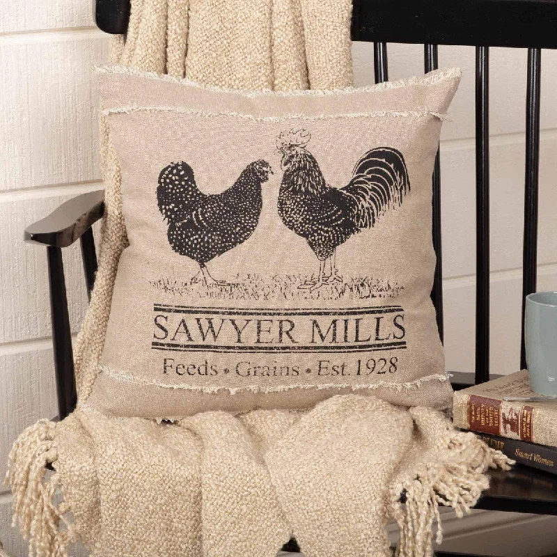Pregnancy Pillows for Expectant MothersFarmstead Charcoal Poultry Pillow