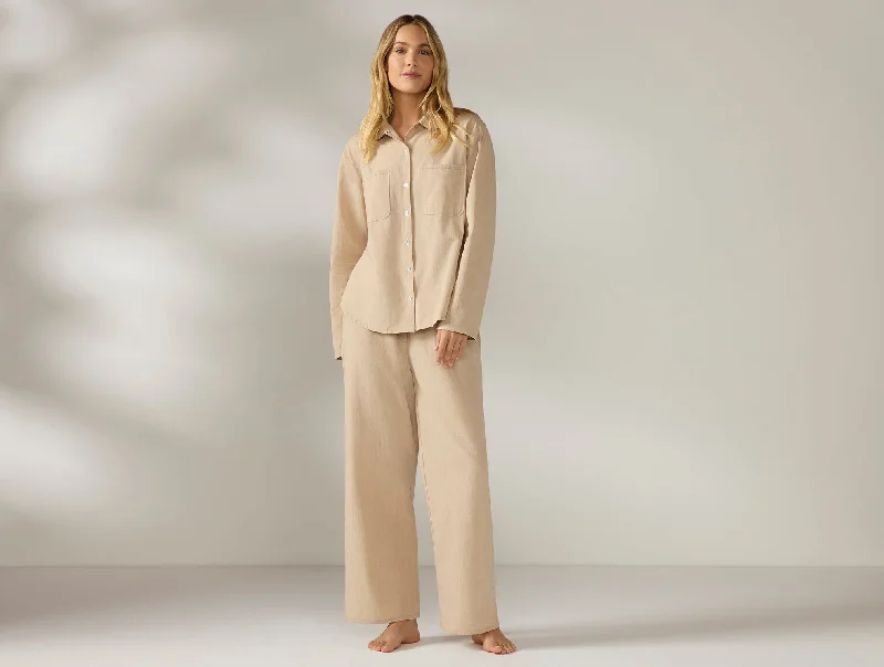 Cooling Pillows for Hot SleepersWomen's Isla Organic Cotton Long Sleeve Pajama Set