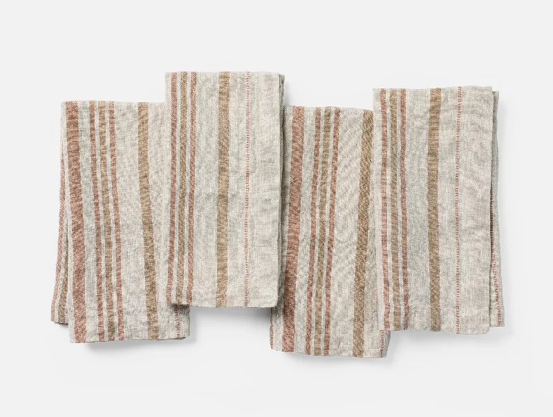 Back Support Pillows for Office ChairsMojave Organic Linen Napkins, Set of 4