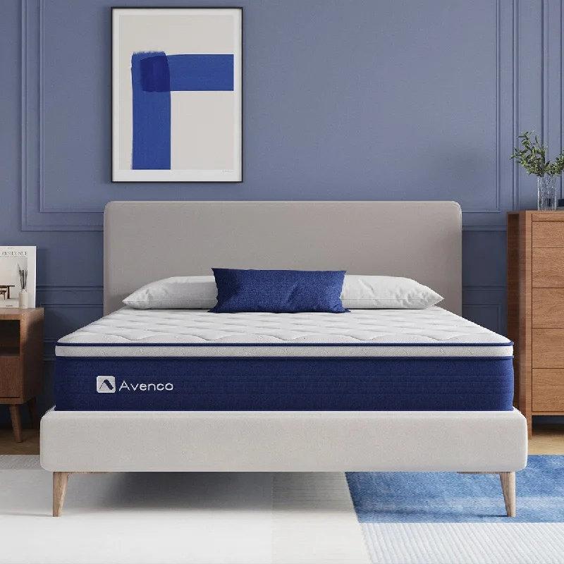 Organic cotton mattresses for a chemical - free sleep surfaceAvenco 12'' Medium Memory Foam Hybrid Mattress Organic cotton mattresses for a chemical - free sleep surfaceAvenco 12'' Medium Memory Foam Hybrid Mattress
