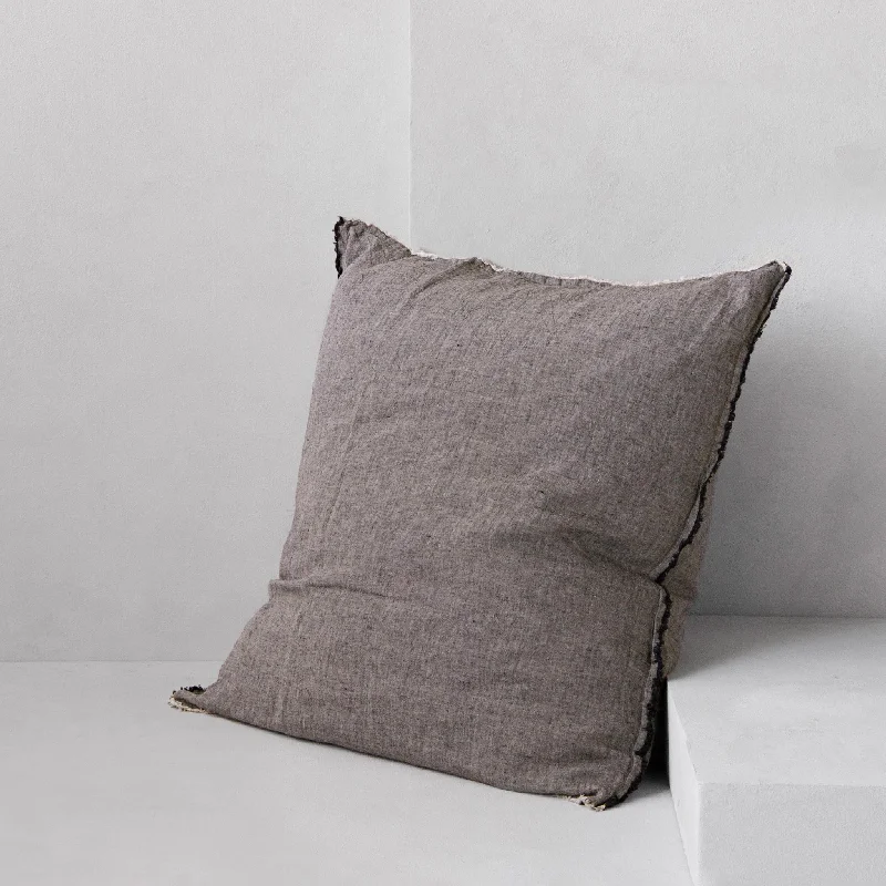 Travel Pillows for Long JourneysFlocca Linen Pillow - Nox