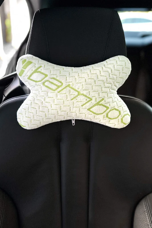 Lumbar Support Pillows for Car SeatsBamboo Car Headrest Filled Cushion