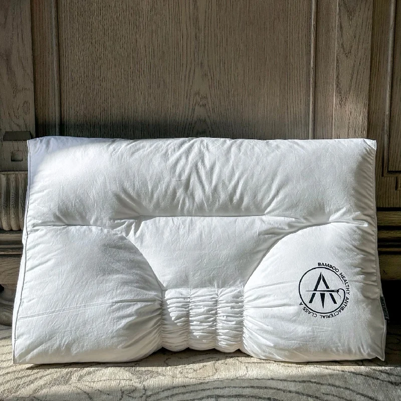 Round Pillows for Boho-Style InteriorsParatelk 4D Bamboo Filled Cervical Pillow