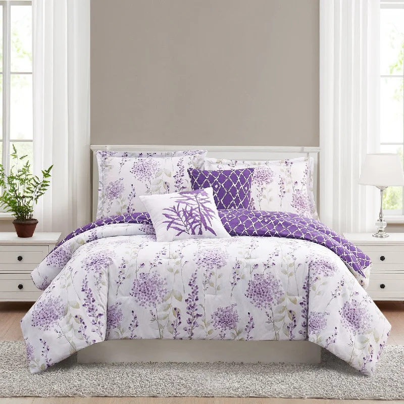 Cotton - filled comforters for a breathable and natural sleep experienceStudio 17 Fresh Meadow 5-Piece Comforter Set Cotton - filled comforters for a breathable and natural sleep experienceStudio 17 Fresh Meadow 5-Piece Comforter Set
