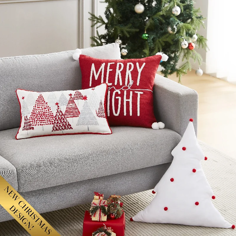 Bolster Pillows for Sofa DecorationMerry and Bright 3-Piece Throw Pillow Set