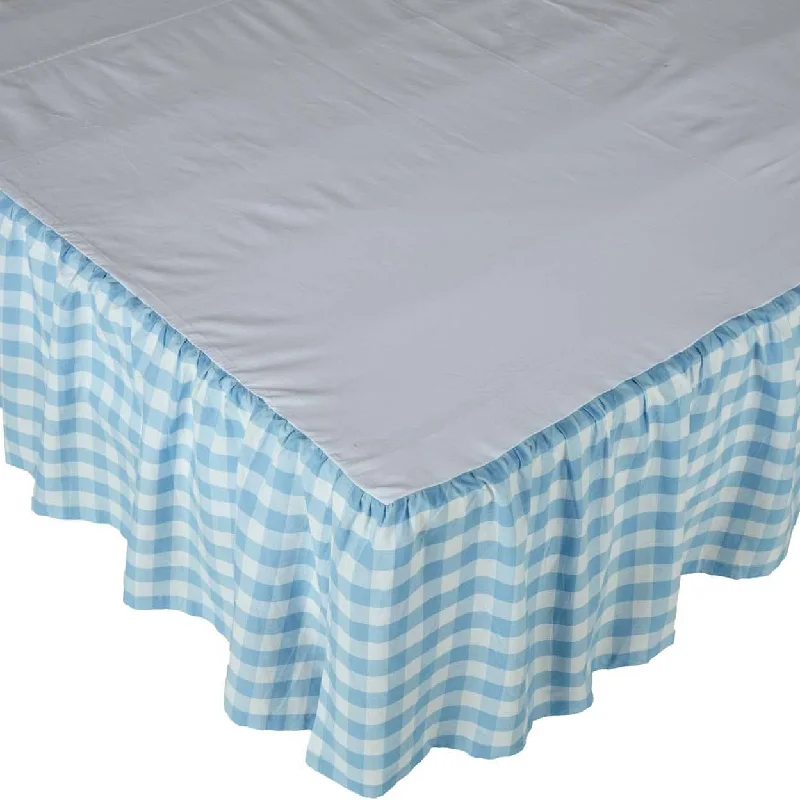 Cotton bed skirts for a soft and breathable lookAnnie Buffalo Blue Check Twin Bed Skirt 39x76x16 Cotton bed skirts for a soft and breathable lookAnnie Buffalo Blue Check Twin Bed Skirt 39x76x16