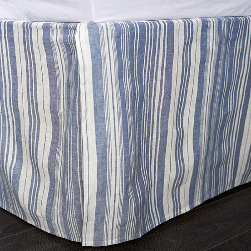 Bed skirts with a shabby - chic styleAllen Blue 18-inch Drop 3 Piece Tuck in Bed Skirt Bed skirts with a shabby - chic styleAllen Blue 18-inch Drop 3 Piece Tuck in Bed Skirt