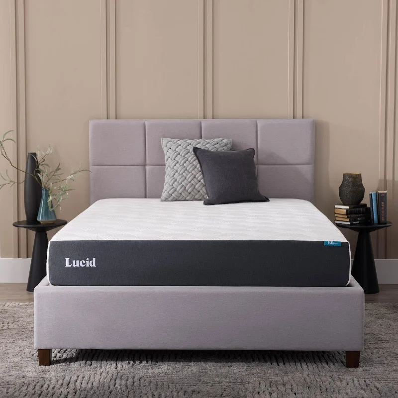Wool - filled mattresses for natural insulation and moisture - wicking10 Inch Memory Foam Mattress - Medium Feel - Bamboo Charcoal and Gel Infusion - Hypoallergenic - Bed in a Box - Pressure Relief Wool - filled mattresses for natural insulation and moisture - wicking10 Inch Memory Foam Mattress - Medium Feel - Bamboo Charcoal and Gel Infusion - Hypoallergenic - Bed in a Box - Pressure Relief