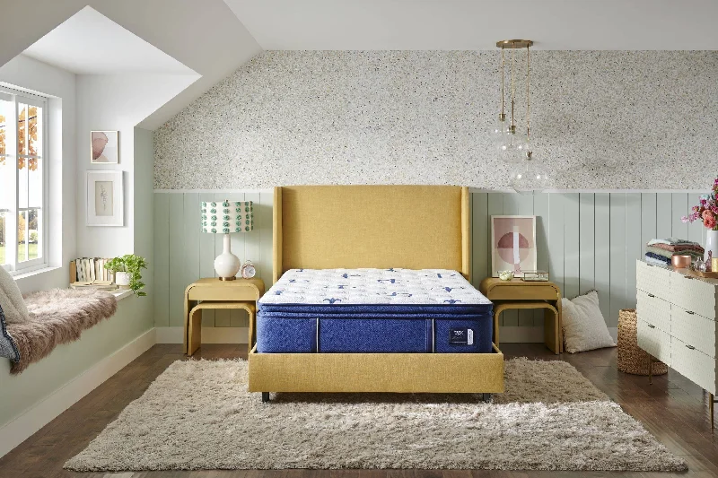 Gel - infused memory foam mattresses for cooler sleepStearns & Foster® Studio 14.5" Medium Euro Pillow Top Mattress Gel - infused memory foam mattresses for cooler sleepStearns & Foster® Studio 14.5" Medium Euro Pillow Top Mattress