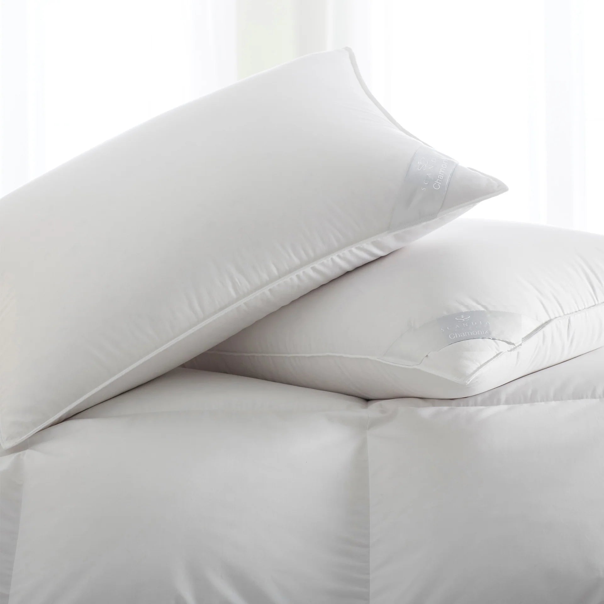 Orthopedic Pillows for Back Pain ReliefChamonix Siberian White Goose Down Sleeping Pillow