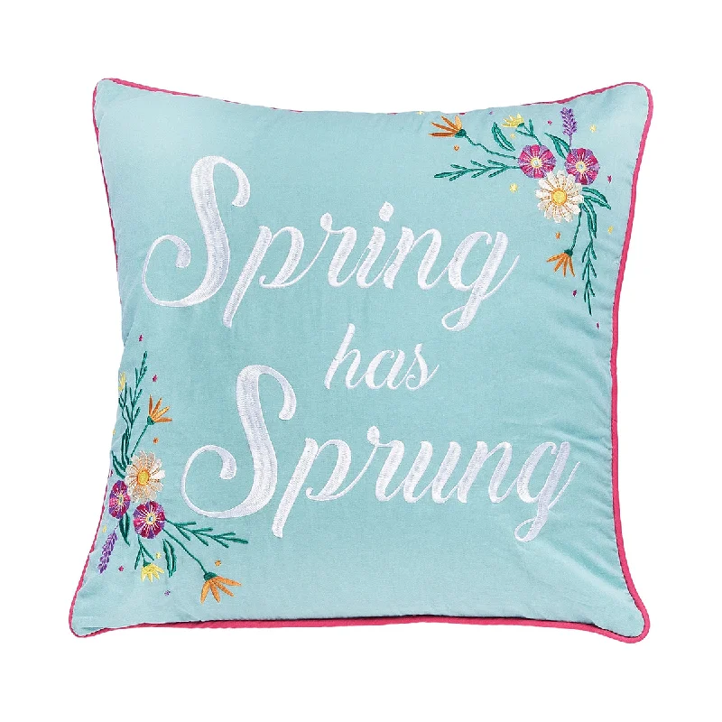 Kids Pillows with Fun DesignsSpring Has Spring Pillow