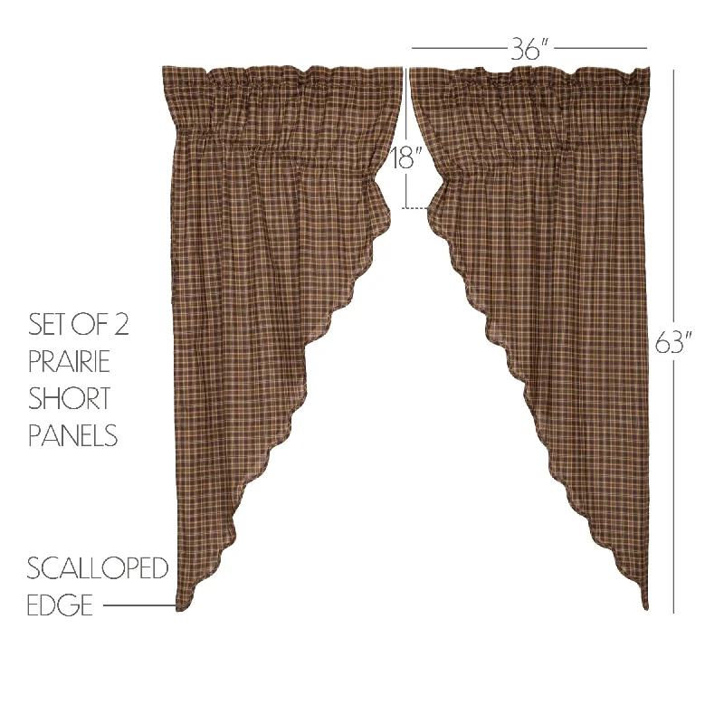 Bed skirts with a high - quality elastic waistbandPrescott Prairie Short Panel Scalloped Set of 2 36x63x18 Bed skirts with a high - quality elastic waistbandPrescott Prairie Short Panel Scalloped Set of 2 36x63x18