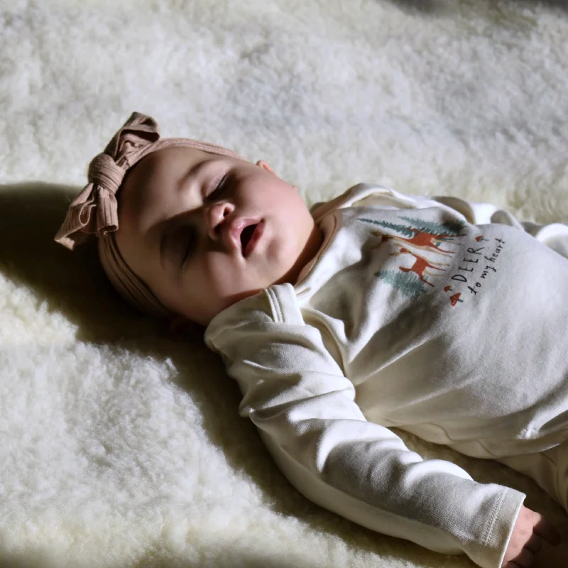Down Alternative Pillows for Ethical ChoicesNatural Child's Happy Lamb Fleece