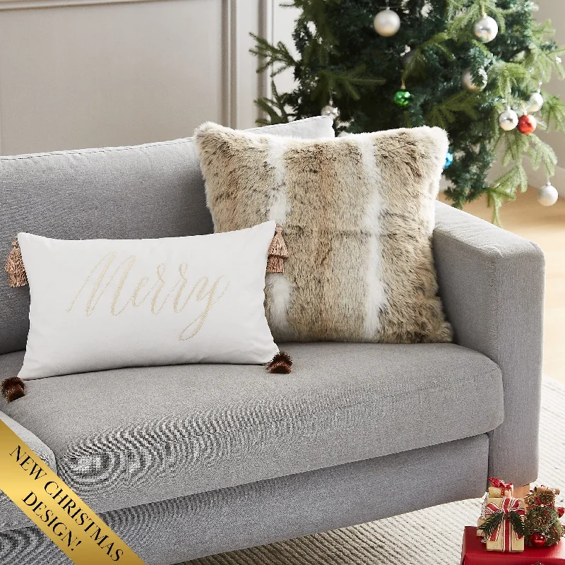 Feather Pillows for a Luxurious SleepChristmas Carol 2-Piece Throw Pillow Set
