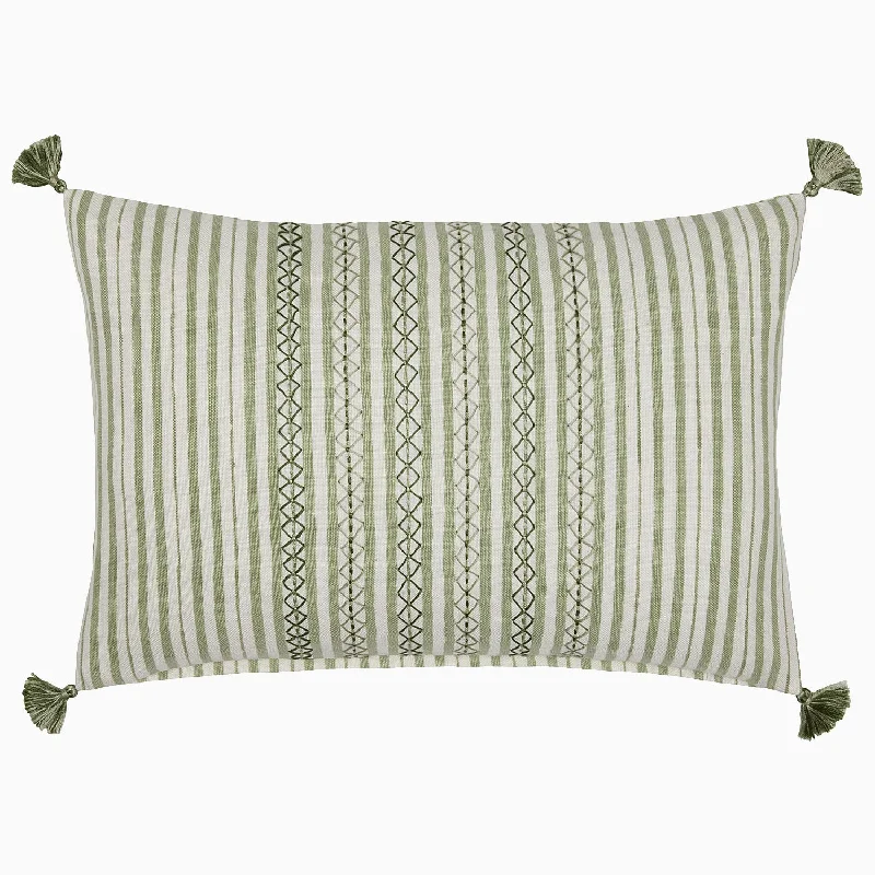 Square Pillows for Modern Home DecorBhuv Sage Kidney Pillow