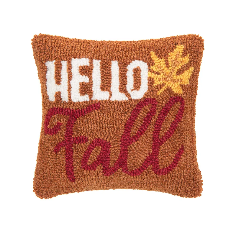 Feather Pillows for a Luxurious SleepHello Fall Hooked Mini Pillow