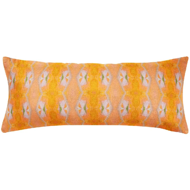 Lumbar Support Pillows for Car SeatsOrange Blossom 14x36 Pillow