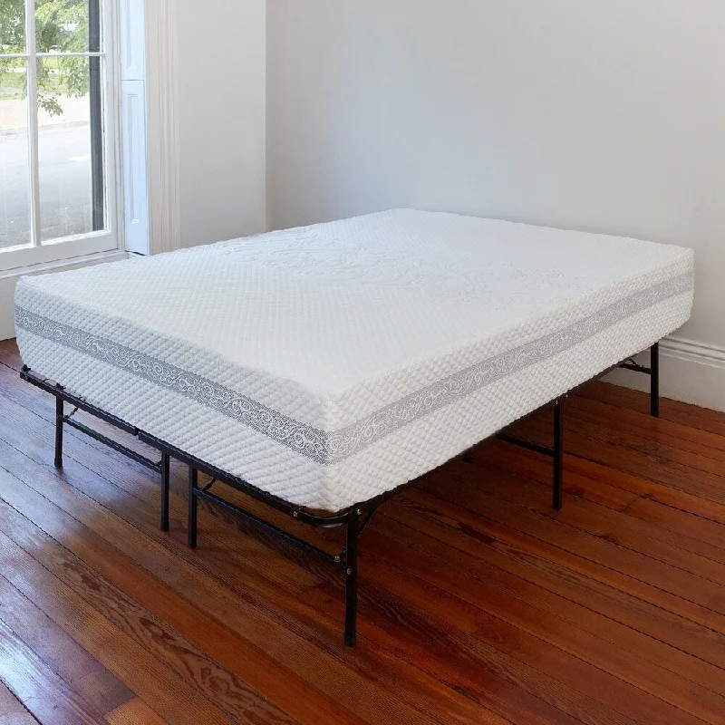 Memory foam mattresses for pressure relief and contouringPostureLoft Amaya 11-inch Twin Size Gel Memory Foam and Innerspring Hybrid Mattress and Frame Set Memory foam mattresses for pressure relief and contouringPostureLoft Amaya 11-inch Twin Size Gel Memory Foam and Innerspring Hybrid Mattress and Frame Set