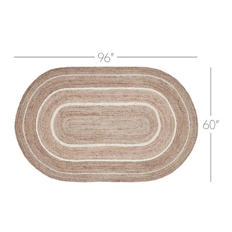 Bed skirts in bold colors for a statement - making lookNatural & Creme Jute Rug Oval w/ Pad 60x96 Bed skirts in bold colors for a statement - making lookNatural & Creme Jute Rug Oval w/ Pad 60x96