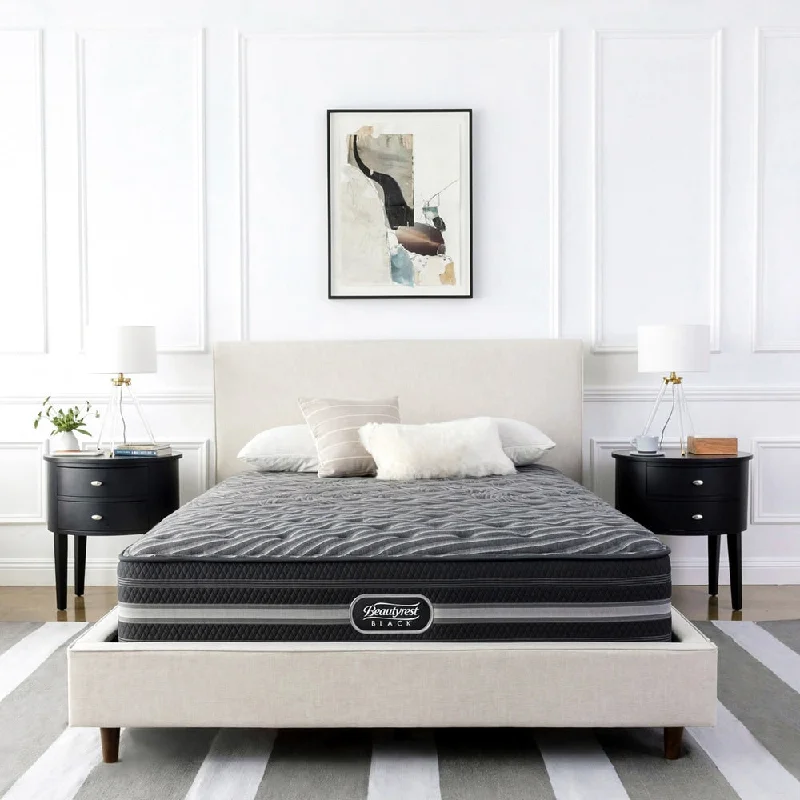 Gel - infused memory foam mattresses for cooler sleepBeautyrest Black Mariela 14-inch Extra Firm King-size Mattress Set - N/A Gel - infused memory foam mattresses for cooler sleepBeautyrest Black Mariela 14-inch Extra Firm King-size Mattress Set - N/A