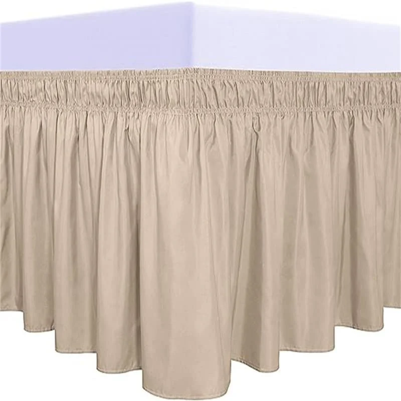Bed skirts with a flannel material for a cozy winter optionWrap Around Ruffled Bed Skirt Bed skirts with a flannel material for a cozy winter optionWrap Around Ruffled Bed Skirt