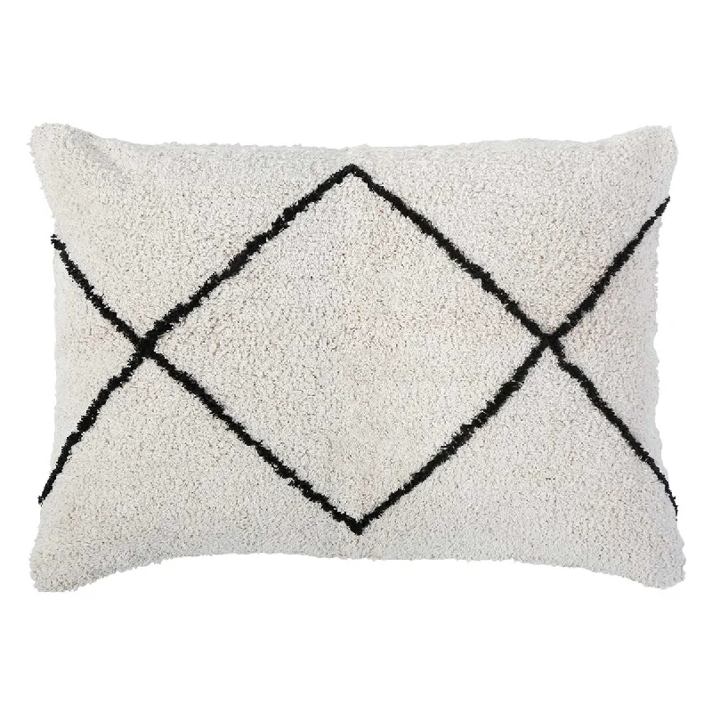 Plush Pillows for a Cozy BedFreddie Hand Woven Big Pillow With Insert