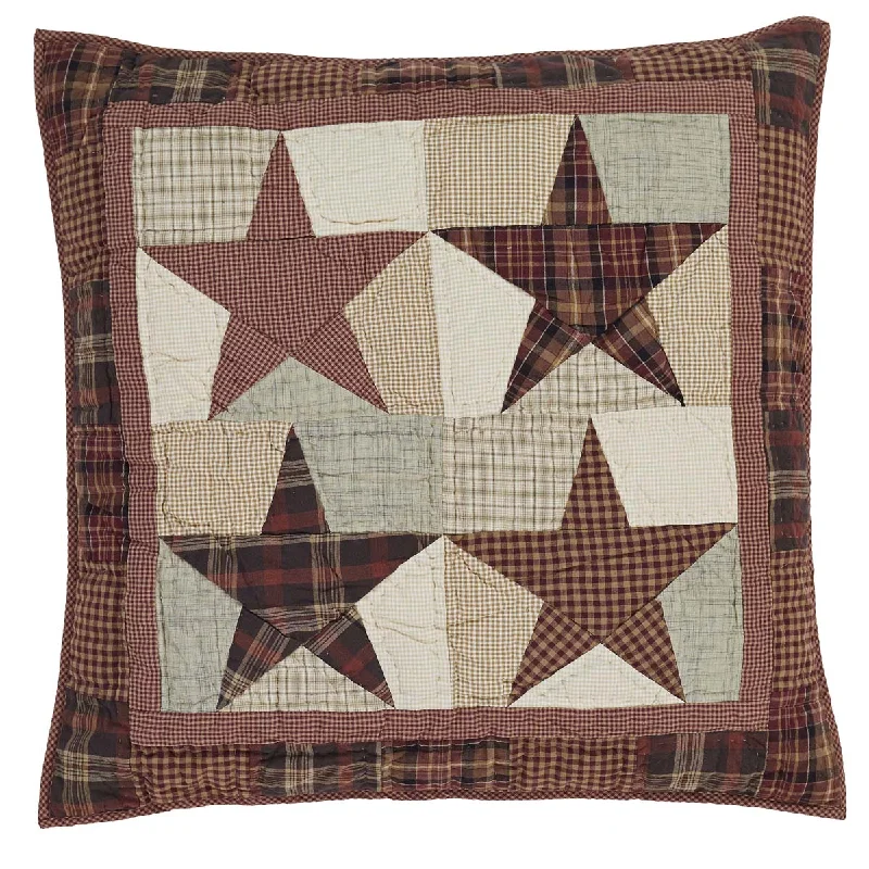 Back Support Pillows for Office ChairsAbilene Star Quilted Euro Sham 26x26