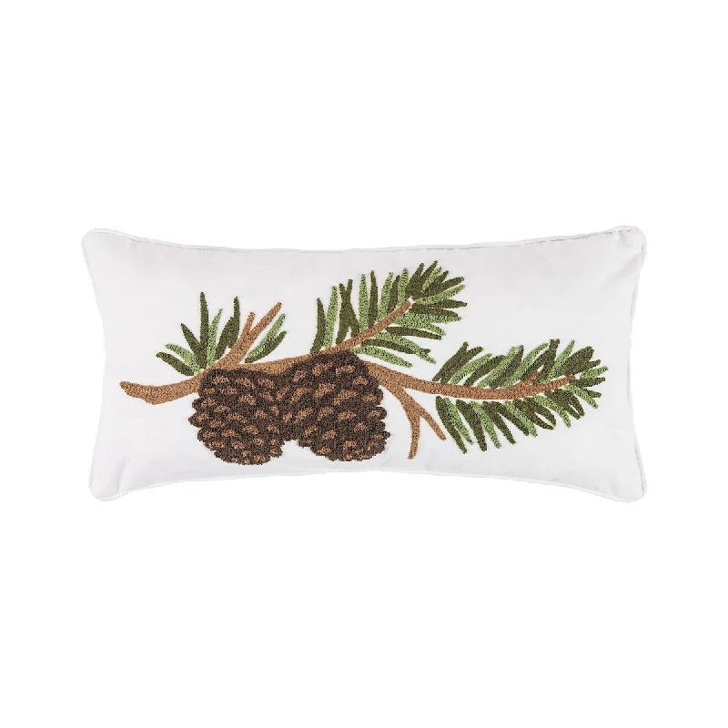 Soft and Fluffy Pillows for Bedroom ComfortPinecone Branch Pillow