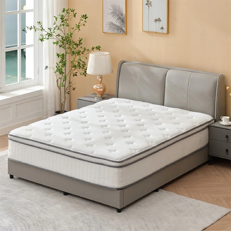 King - size mattresses for spacious master bedrooms12 Inch Queen Size Mattress, Queen Hybrid Mattress, Pocketed Spring Memory Foam Mattress, Low Motion Transfer Mattress in A Box King - size mattresses for spacious master bedrooms12 Inch Queen Size Mattress, Queen Hybrid Mattress, Pocketed Spring Memory Foam Mattress, Low Motion Transfer Mattress in A Box