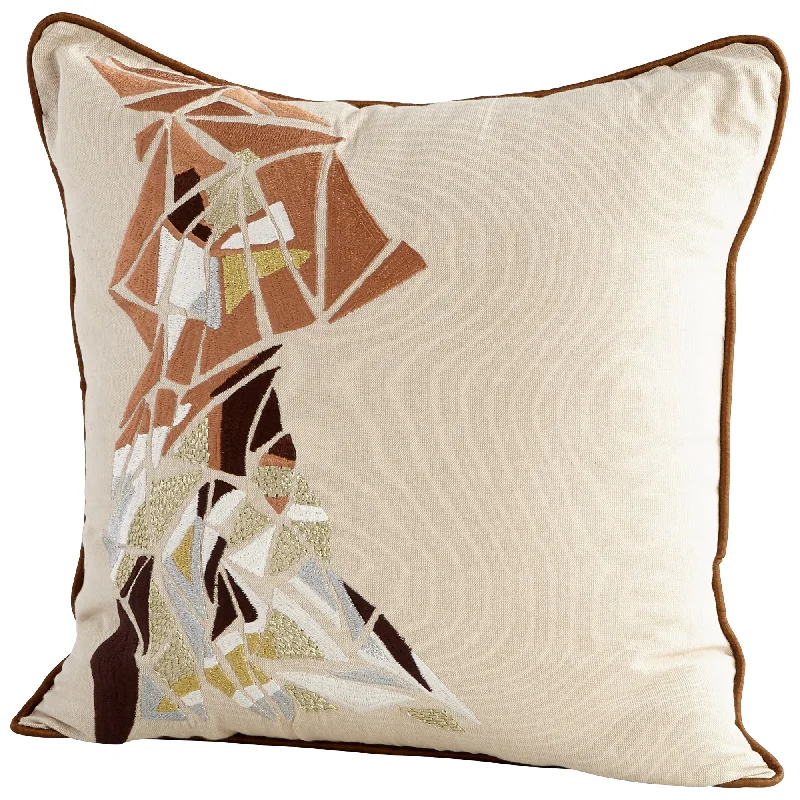Cotton Pillows for Natural ComfortCyan Design 09404-1 Pillow Cover