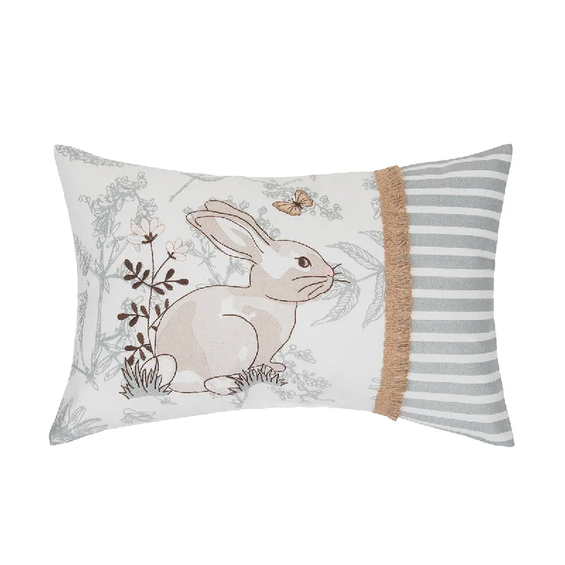 Hypoallergenic Pillows for Allergy SufferersGarden Toile Bunny Lumbar Pillow