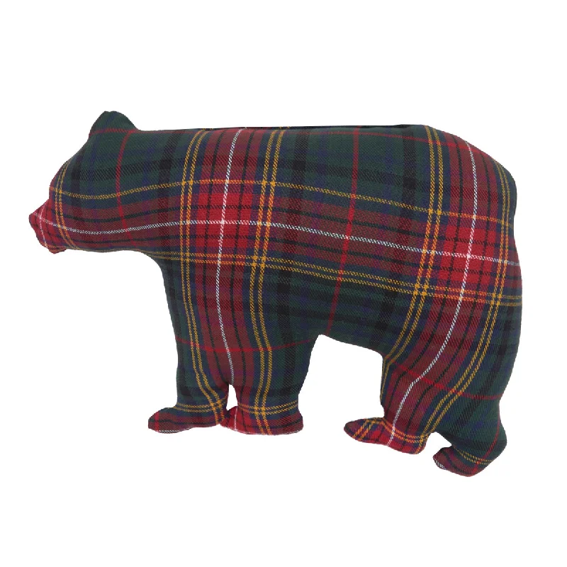 Orthopedic Pillows for Back Pain ReliefPlaid Bear Shaped Pillow