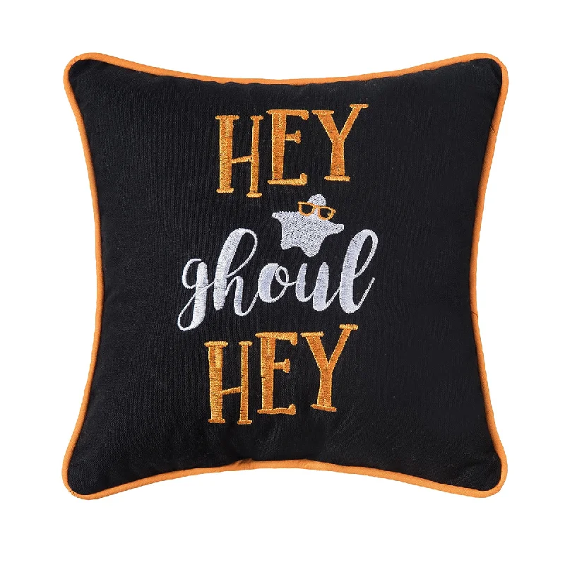 Soft and Fluffy Pillows for Bedroom ComfortHey Ghoul Hey Mini Pillow