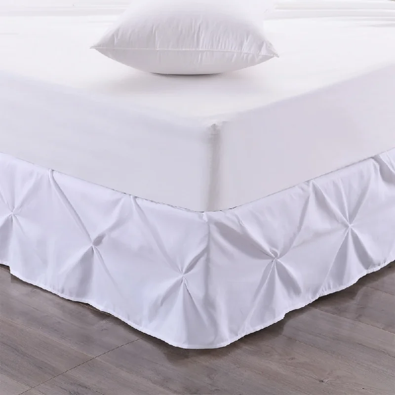 Twin - size bed skirts for a single bedHudson Pintuck 14-Inch Drop Bedskirt (Twin, Full, Queen, King) White Twin - size bed skirts for a single bedHudson Pintuck 14-Inch Drop Bedskirt (Twin, Full, Queen, King) White