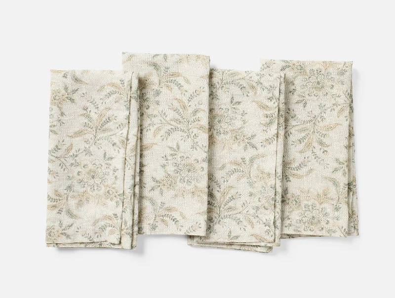 Memory Foam Pillows for Neck SupportMarguerite Organic Print Napkins, Set of 4