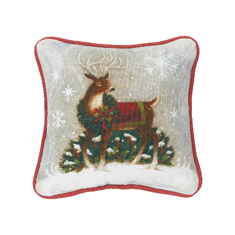 Adjustable Pillows for Customized ComfortWoodland Deer Mini Pillow