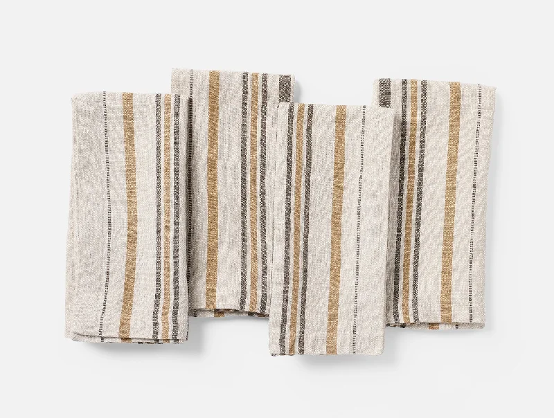 Khaki/Espresso Stripe