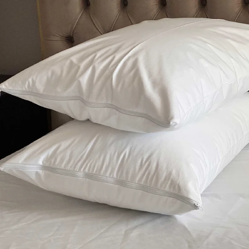 Firm Pillows for Side SleepersCotton Pillow Protector (Pack of 2)