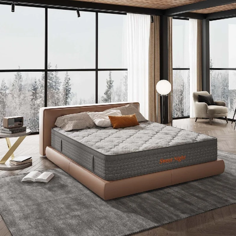 Organic cotton mattresses for a chemical - free sleep surfaceSweetnight 14'' Gel Memory Foam Hybrid Mattress Organic cotton mattresses for a chemical - free sleep surfaceSweetnight 14'' Gel Memory Foam Hybrid Mattress