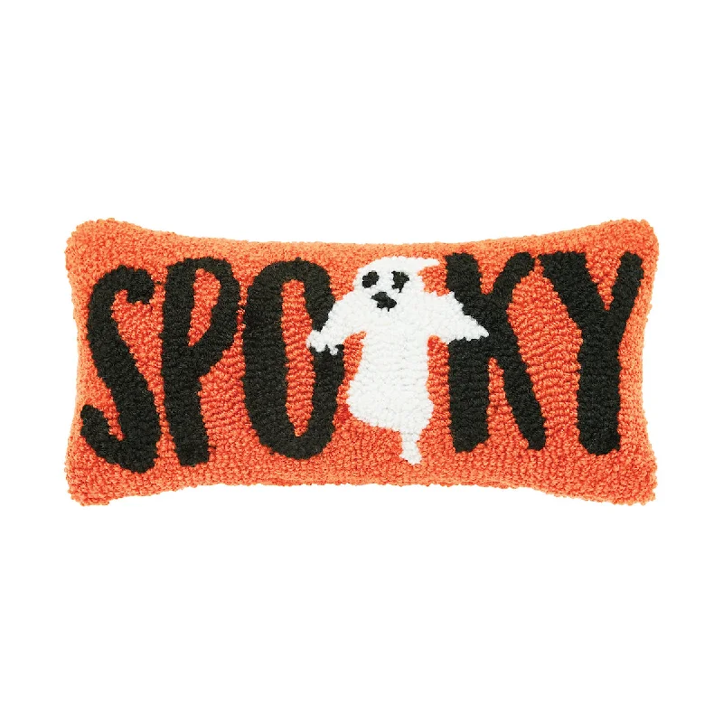 Round Pillows for Boho-Style InteriorsSpooky Ghost Hooked Mini Pillow