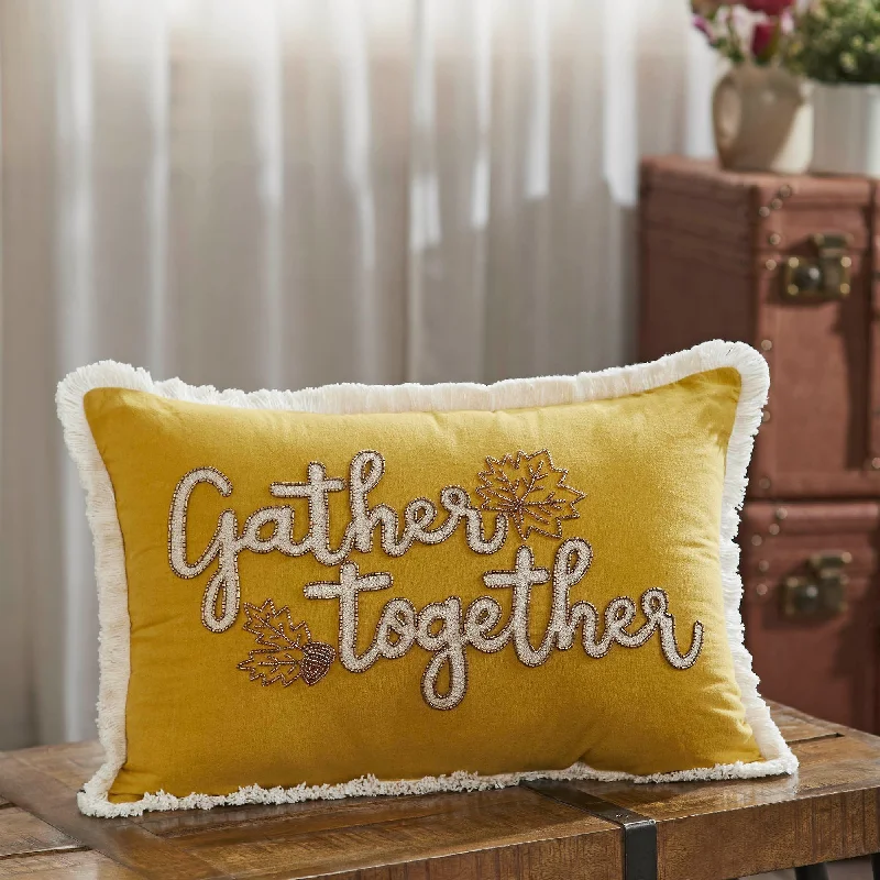 Bolster Pillows for Sofa DecorationGather Together Fall Leaves Pillow