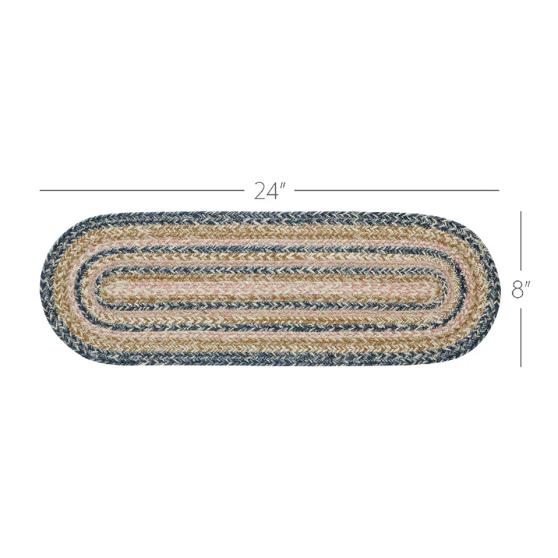 Bed skirts with a modern minimalist designKaila Jute Oval Runner 8x24