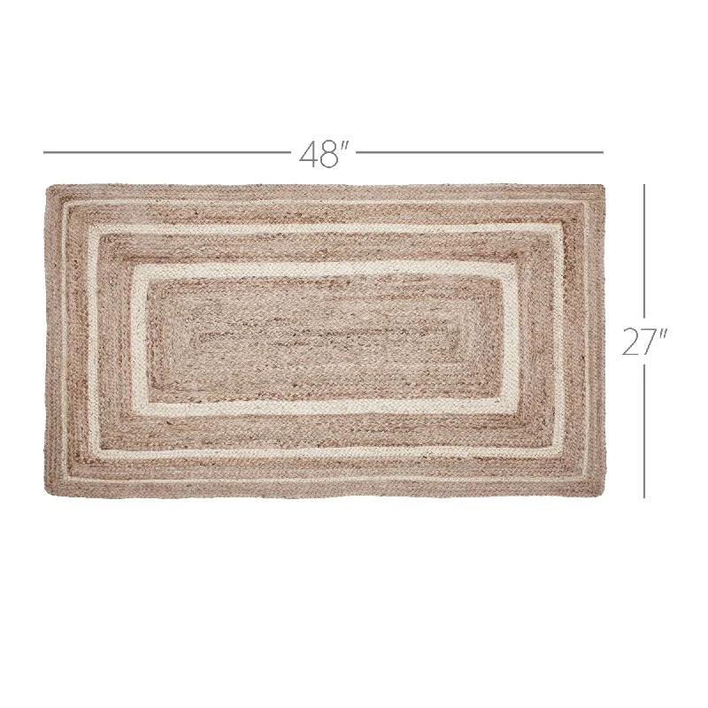 Bed skirts with a modern minimalist designNatural & Creme Jute Rug Rect w/ Pad 27x48 Bed skirts with a modern minimalist designNatural & Creme Jute Rug Rect w/ Pad 27x48