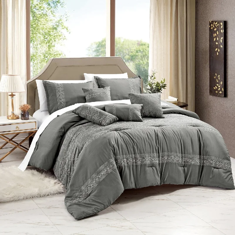 Wool - filled comforters with natural moisture - wicking and temperature - regulating featuresMARCAIL Luxury 7 Piece Comforter Set Wool - filled comforters with natural moisture - wicking and temperature - regulating featuresMARCAIL Luxury 7 Piece Comforter Set
