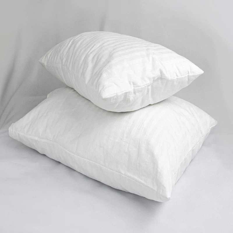 Bolster Pillows for Sofa DecorationCyprus Luxury Satin Stripe Pillowcase (Set of 2)