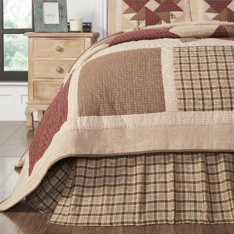 Bed skirts with a jacquard weave for a textured lookCider Mill Queen Bed Skirt 60x80x16 Bed skirts with a jacquard weave for a textured lookCider Mill Queen Bed Skirt 60x80x16