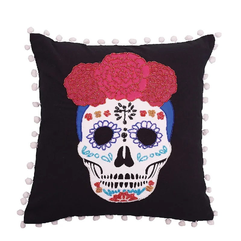 Bolster Pillows for Sofa DecorationSugar Skull Pillow