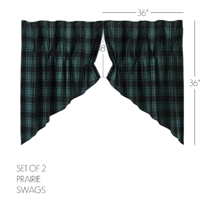 Bed skirts with a Christmas - themed patternPine Grove Prairie Swag Set of 2 36x36x18 Bed skirts with a Christmas - themed patternPine Grove Prairie Swag Set of 2 36x36x18