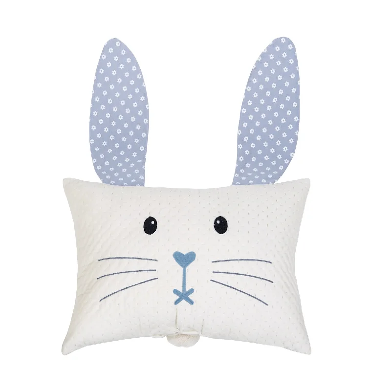 Adjustable Pillows for Customized ComfortFlop Ears Bunny Blue Pillow