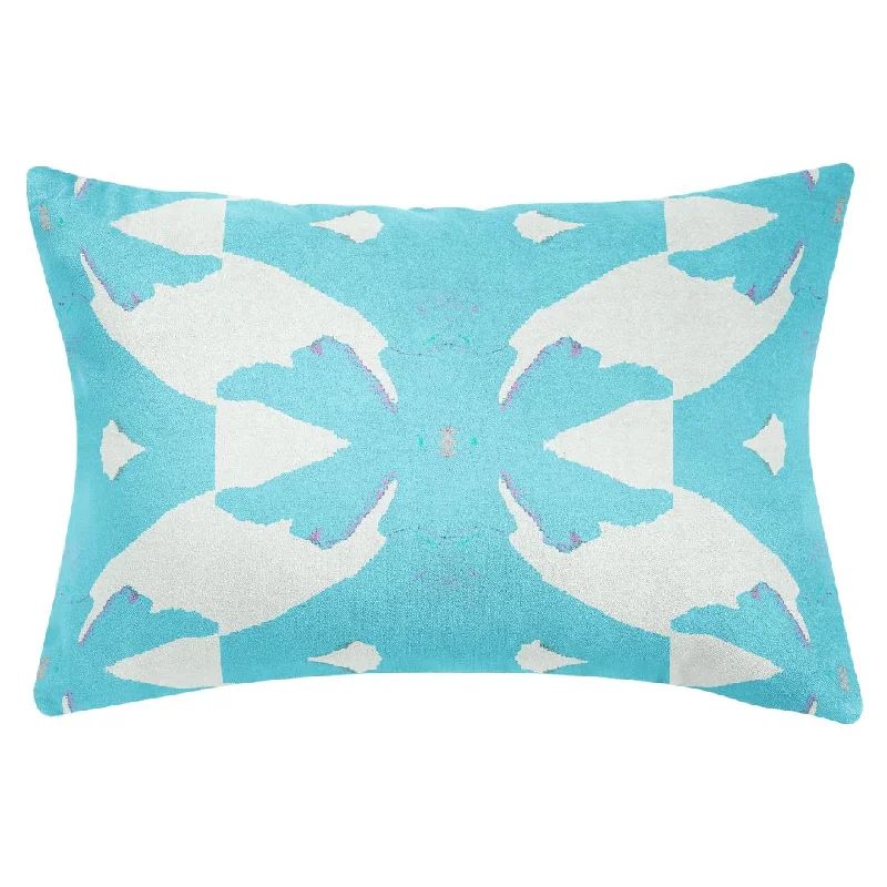 Bolster Pillows for Sofa DecorationPalm Blue 14x20 Pillow